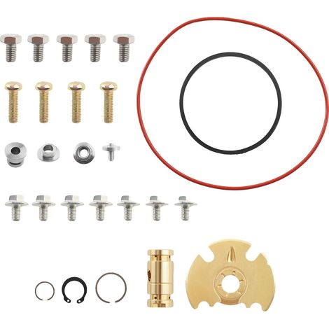 Kit de reconstrucción de turbo, de acero, compatible con el turbocompresor GT1544V, diseñado para un rendimiento eficiente, pesa 1,2 kg, apto para varios vehículos. (1/5)