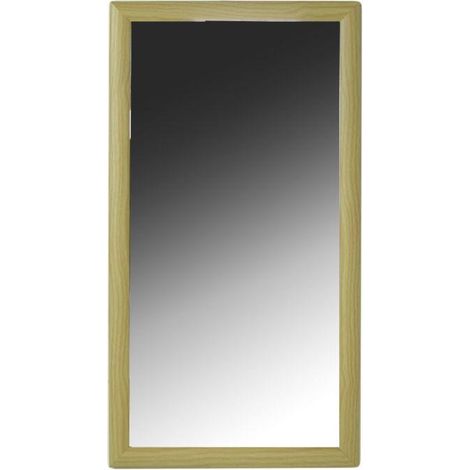 Specchio rettangolare naturale cm 36h67
