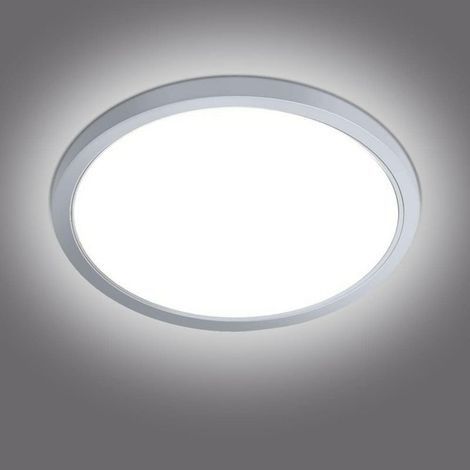 20W Plafonnier LED, 890LM Plafonnier Salle de Bain, Blanc Froid 6500K Lampe Plafond LED, IP44 Étanche Éclairage Plafonnier, Luminaire Rond Moderne Pour Chambre, Salon, Cuisine, Ø17×2.4cm (1/5)