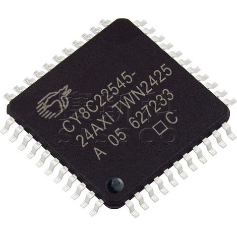 CY8C22545-24AXI Electronic component chip IC, 5 units of electronic component chip, 5 units shipped.