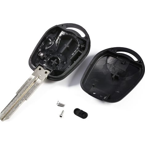 Coque de clé télécommande, protection anti-usure pour télécommande de voiture SSANGYONG, noire, haute dureté, pièce de rechange (1/5)