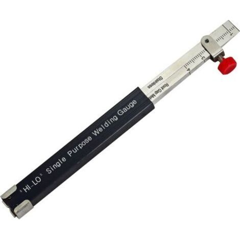 Hi-lo Single Internal Welding Gauge - Root Space/Misalignment Control, Welding Height/Thickness - Metric Brands (1/5)