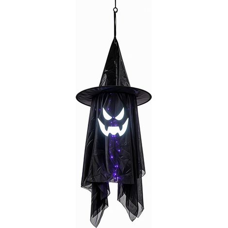 Suspension lumineuse LED motif fantôme à suspendre décor de fête (1/5)