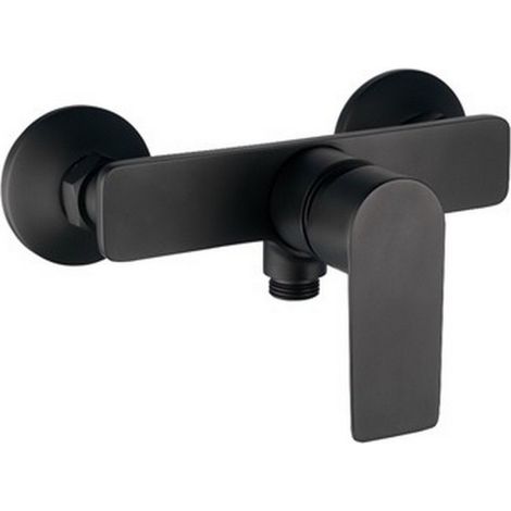 Mitigeur de douche JEZIORO noir poignée verticale - THEWA JEZ20N