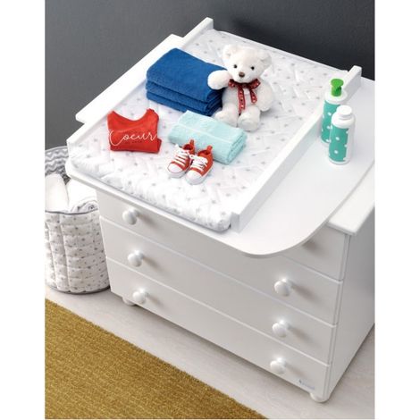 AZZURRA Plan à langer Rigido Avec Matelas Tessile