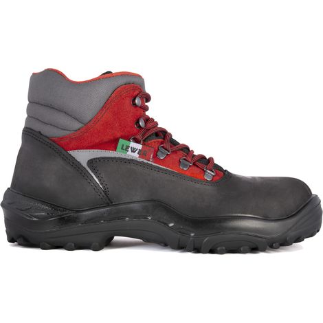 Lewer 35 S3 SRC HRO Hohe Arbeitsschuhe - 45 EU - Schwarze