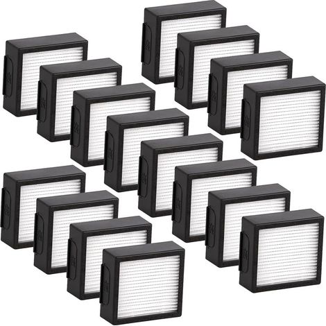 (16 Pièces) Combo J7+ Filtre HEPA De Remplacement Compatible Avec Les Accessoires De Filtres HEPA Pour Aspirateur Robot iRobot Roomba Combo J7+/ Combo j9+ (1/5)