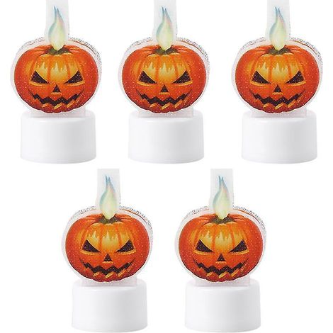 5 Stück Halloween-Kerzenlampen für Halloween-Dekorationen