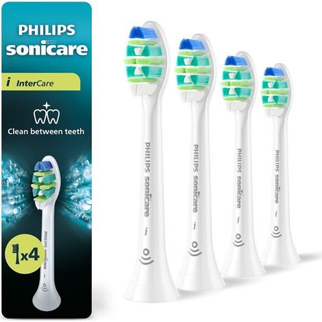 4 Stück Original Philips Sonicare InterCare HX9004 Zahnbürstenköpfe (1/5)