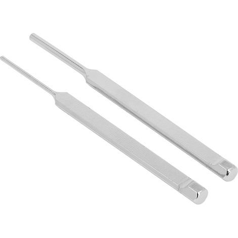 2 pièces Poinçon à goupille en acier carbone, design allongé pour un accès facile, idéal pour la maintenance des machines et le bricolage. (1/5)