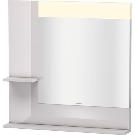 Miroir DuravitVERO 142x800x800m avec éclairage blanc lilas brillant