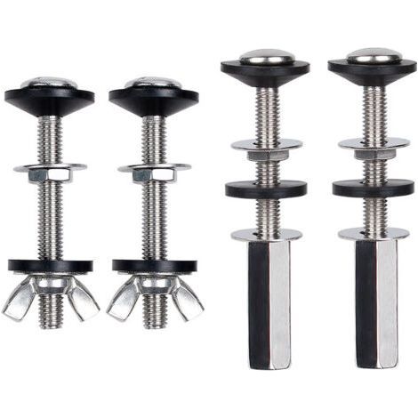 2 Pairs Repair Screws Corrosion Resistant Mounting Bolts for Tight Seal and Easy Installation Compatible with Most Models (1/5)
