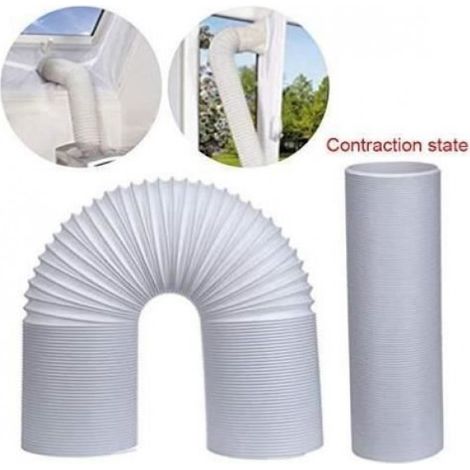 3M15CM Tuyau d'Evacuation Flexible Tuyau d'Echappement Tube de Ventilation Universel pour Climatiseur Mobile (1/4)