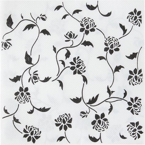 Papierservietten mit Blumenmuster, 60 Stück, Einweg, ideal für Snacks, Sommeressen, Hochzeiten, Geburtstage, Mädchenpartys und als Tischdekoration. (1/5)