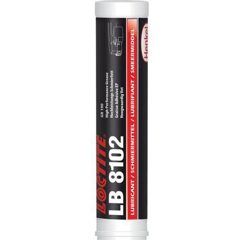 Graisse haute performance Loctite LB 8102 pour roulements et paliers sous charges importantes cartouche 400g - HENKEL TECHNOLOGIE FRANCE (1/2)