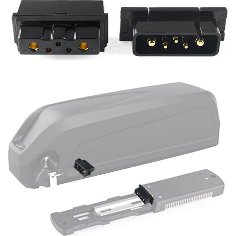 Une paire de connecteurs de décharge de batterie 5 broches mâle femelle pour boîtier de batterie Hailong Pro (1/5)