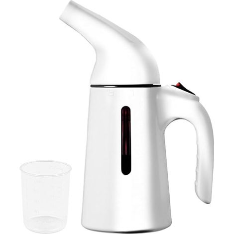 Garment Steamer, Quick Garment Steamer, 700 Watts Portable Steam Iron for Clothes for Home, Office & Travel - White (1/5)