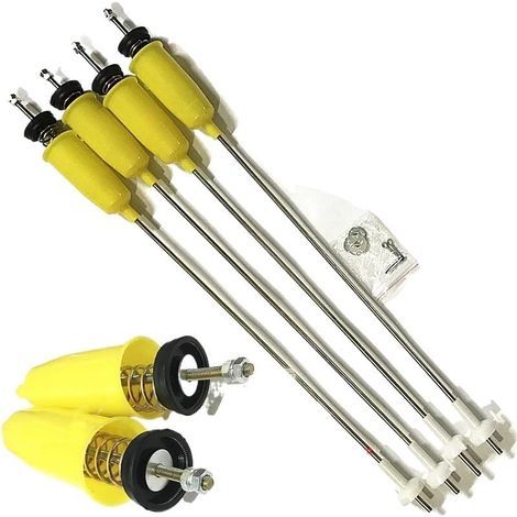 1 jeu de ressorts amortisseurs pour machine à laver entièrement automatique (56 cm de long (fixe)) (1/4)