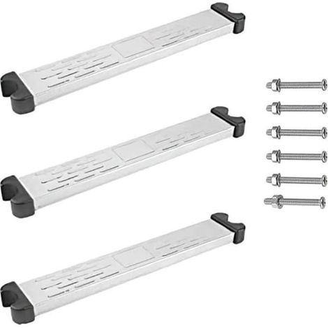 3 marches de rechange pour échelle de piscine en acier inoxydable, antidérapantes, 50 x 8,5 x 3 cm. (1/4)