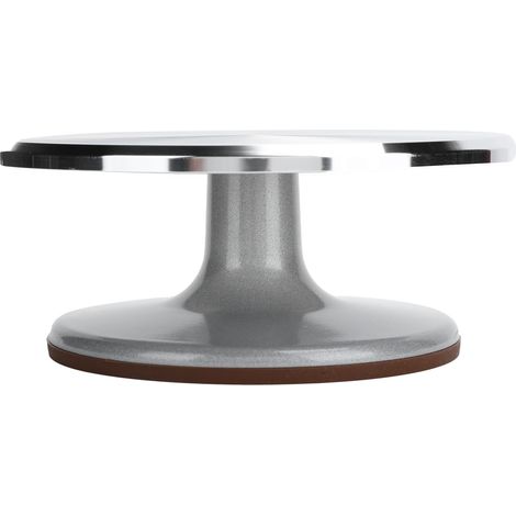 Plateau tournant à gâteaux de 23 cm en alliage d'aluminium, support rotatif pour la décoration de gâteaux, outils de pâtisserie (1/5)