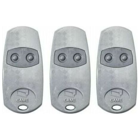 Telecommande d'origine Came TOP432EE 3 pieces. Frequence de code fixe 433,92 MHz