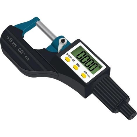Micromètre Micromètre extérieur numérique 0-25 mm, écran LCD extra large, micromètre extérieur numérique 0,001 mm, pied à coulisse micrométrique numérique (1/5)
