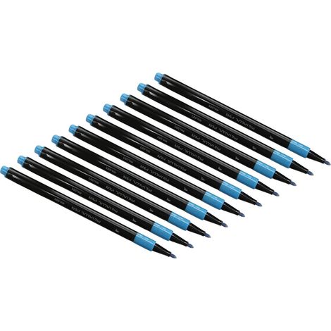 Marqueurs métalliques bleu vif, non toxiques, à séchage rapide (1/5)