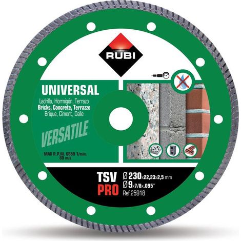 Disco diamantato materiali edili turbo tsv 230 pro
