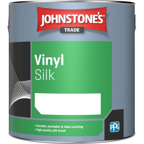 Johnstones Trade Vinyl Silk - Brilliant White - 2.5 Litre
