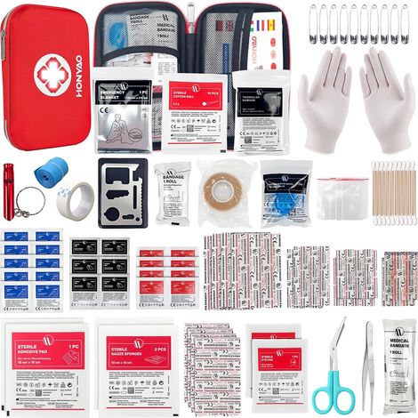 Trousse de Premier Secours, Trousse Pharmacie Boîte de d'urgence (1/5)