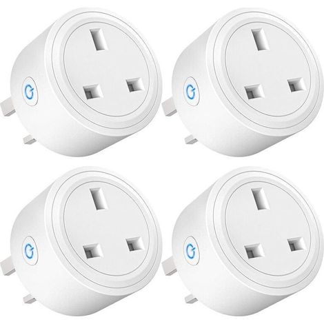 Smart Plug, Smart Socket with Remote Control and Timer Plug, Wi-Fi Plug, No Hub Required (1/4)