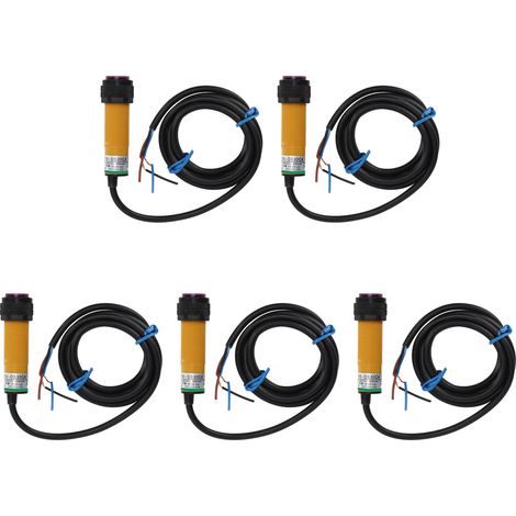 5 Capteurs Infrarouges Photoelectriques Anti-collision pour Robot Intelligent 10-36VDC (1/5)