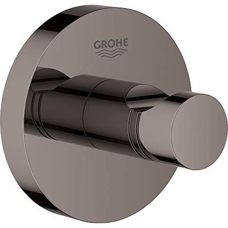 Grohe Essentials Supporto a parete in metallo con fissaggi nascosti, grafite dura (40364A01)
