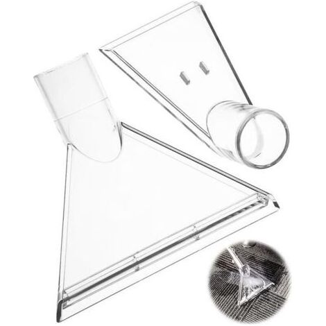 Pair 2 Piece Embout Aspirateur, Accessoires Aspirateur, Buse Tapisserie pour Nettoyeur Injection-Extraction, Réutilisable Buse Aspirateur Eau, pour Nettoyer les Tissus D'ameublement, Entretien A (1/5)