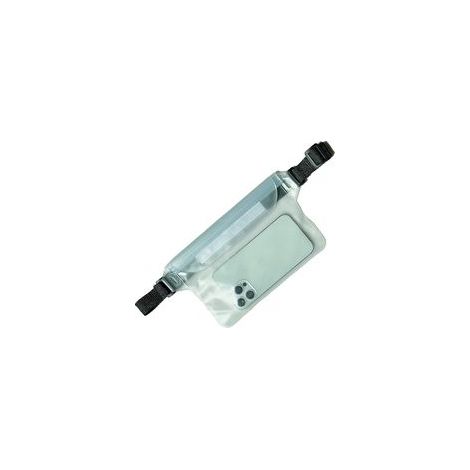 Riñonera impermeable y ajustable con cierre de seguridad, plegable para un fácil almacenamiento. Dimensiones: 22 x 14,5 cm. Ideal para nadar, la playa y otras actividades acuáticas. - Crezuo