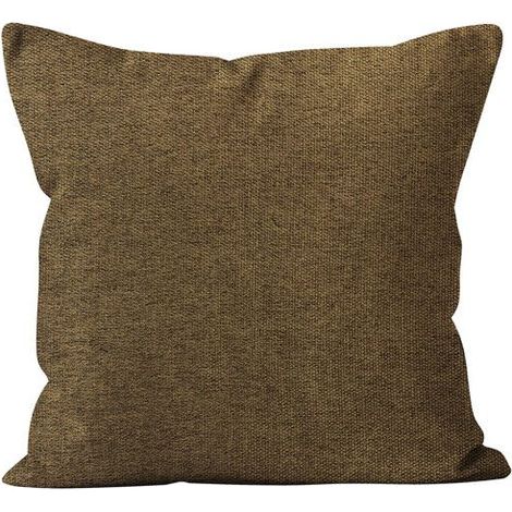 Filiyano-Coussin décoratif 40x40 cm ARTHUR marron, par Soleil d'Ocre châtaigne