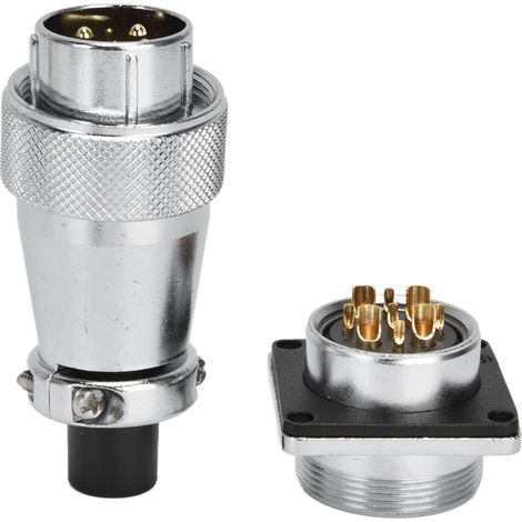 Connecteur aviation AC 500 V, alimentation stable, haute résistance, étanche, adaptateur de prise et de fiche (1/5)