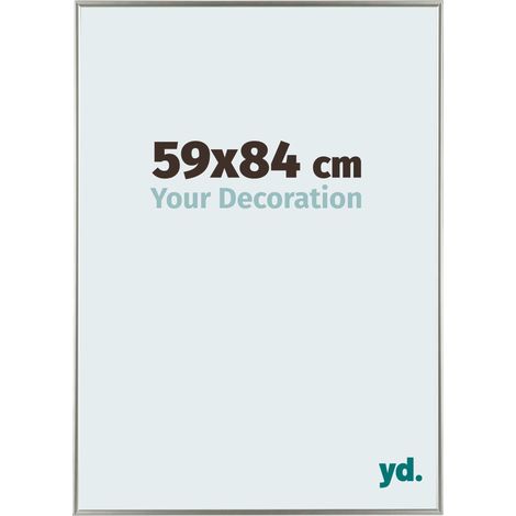 yd. - Cadre photo 59x84 - Champagne - Plastique - Evry