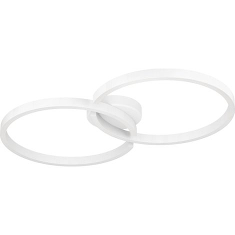 Panneau LED plafonnier dimmable avec télécommande, lampe de (1/5)