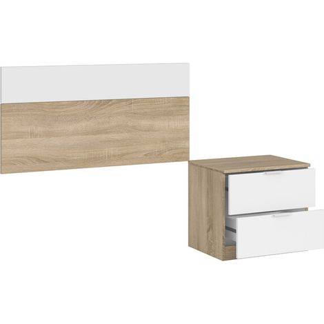 KIT TESTIERA LETTO SING+COMODINO BIAN ARTIK ROV- 1,0 pz