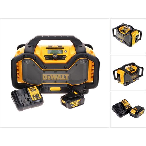 Radio a batteria DeWalt DCR 027 M1 DAB+ 10,8-18,0 V + 1 batteria 4,0 Ah + caricabatteria