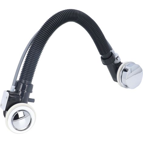 Tuyau de trop-plein de baignoire flexible dissimulé pour baignoire spa, idéal pour la cuisine et la salle de bain. (1/5)