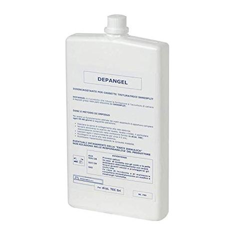 Disincrostante anticalcare trituratore wc depangel sanisplit wc di.bi.tec