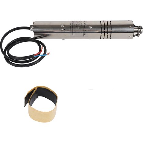 Pompe immergée 12V DC à aimant permanent, moteur sans balais, contrôleur MPPT intégré S123T20, solaire électrique, pour forage, irrigation, jardin, étang. (1/5)