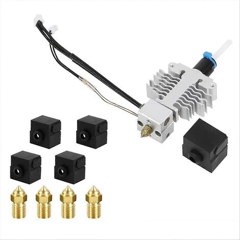 5 S1 Extruderdüsen-Kit mit Silikonhülse und 0,4-mm-Düse für 5 S1 3D-Drucker (1/5)