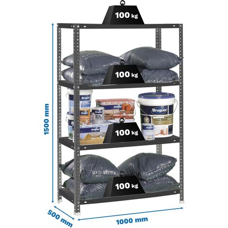 Simonrack Comfort Plus 4-500 Regalsystem anthrazit robust