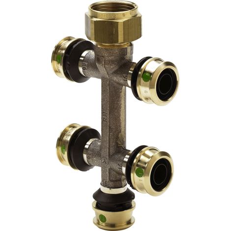 Distributeur avec SC Raxofix 5326.09 en 16 mm x G3/4 - Bronze silicium 5 voies