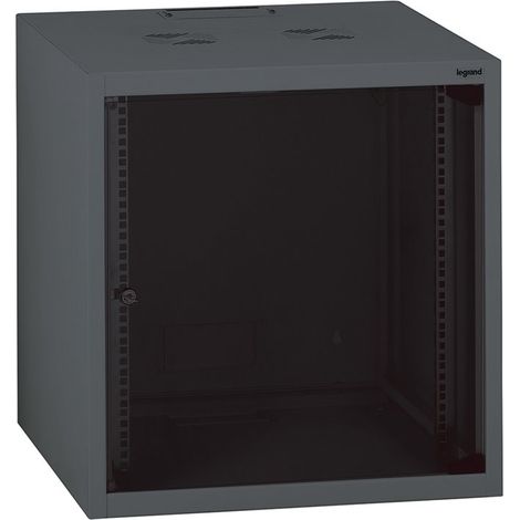 Legrand Linkeo fix 19" 9U Bastidor de pared Negro
