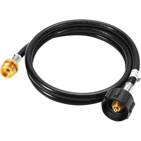Tuyau de conversion au propane de 6 pieds — Connecteur QCC vers adaptateur de bouteille — Adaptateur de tuyau de gaz (1/5)