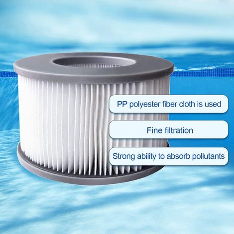 WuYan Lot de 2 filtres de Rechange pour Mspa FD2089 - Pompe à Cartouche pour piscines, sous-Marins Chauds et Spa (1/4)